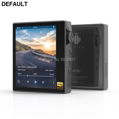 Hidizs AP80 HIFI MP3 Player Portable Touch Screen Sports Bluetooth Music FLAC LDAC USB DAC DSD 64/128 FM Radio DAP Gray