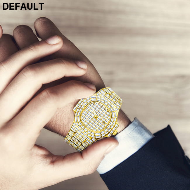 High-grade Full Drill Square Waterproof Calendar Men Quartz Watches Best Selling Products