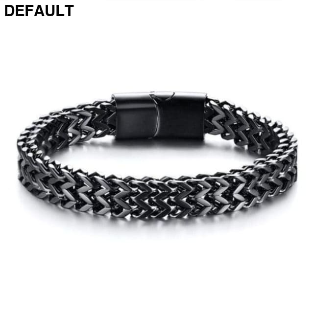 High Quality Stainless Steel Braided Bracelet Bangle Men Hip Hop Party Rock Jewelry Bracelets