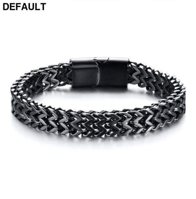 High Quality Stainless Steel Braided Bracelet Bangle Men Hip Hop Party Rock Jewelry Bracelets