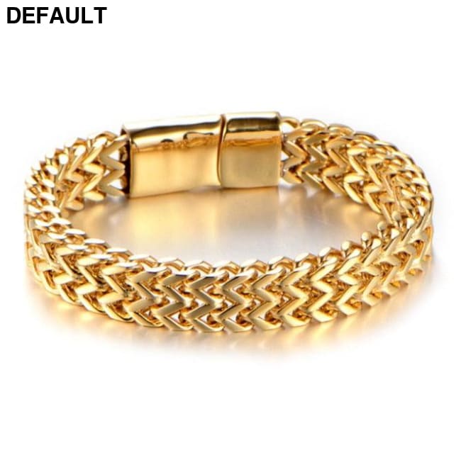 High Quality Stainless Steel Braided Bracelet Bangle Men Hip Hop Party Rock Jewelry Bracelets