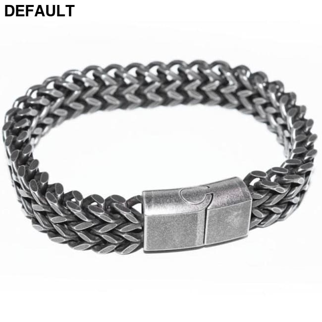 High Quality Stainless Steel Braided Bracelet Bangle Men Hip Hop Party Rock Jewelry Bracelets