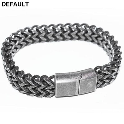 High Quality Stainless Steel Braided Bracelet Bangle Men Hip Hop Party Rock Jewelry Bracelets