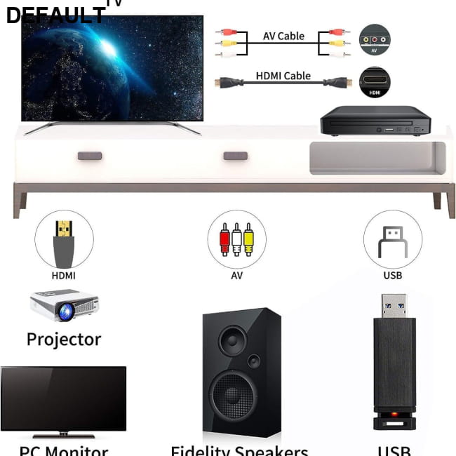 Home DVD Mini HD Player Players Headphones