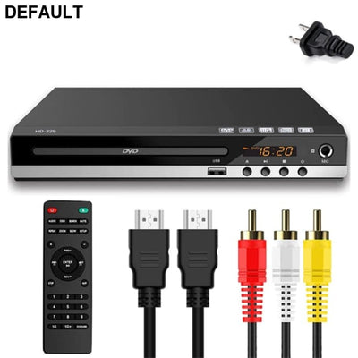 Home DVD Player Full High-defination 1080P Digital EVD-Disc Support SVCD CD-RW VCD U.S. regulations Players & Blu-ray