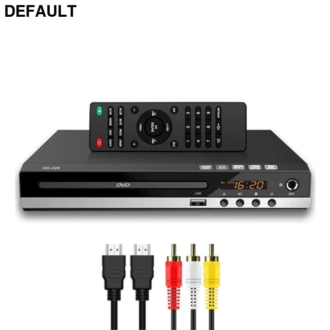 Home DVD Player Full High-defination 1080P Digital EVD-Disc Support SVCD CD-RW VCD U.S. regulations Players & Blu-ray