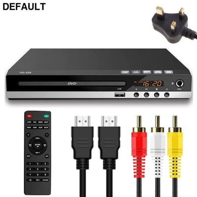 Home DVD Player Full High-defination 1080P Digital EVD-Disc Support SVCD CD-RW VCD U.S. regulations Players & Blu-ray