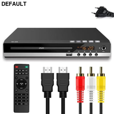 Home DVD Player Full High-defination 1080P Digital EVD-Disc Support SVCD CD-RW VCD U.S. regulations Players & Blu-ray