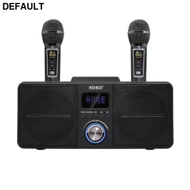 Home KTV Audio Creative Dual Microphone Subwoofer Mobile Black Portable Systems System Speakers