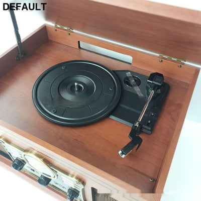 Home Minimalist Retro Vinyl Record Player Audio Receivers Receiver Turntables & Players