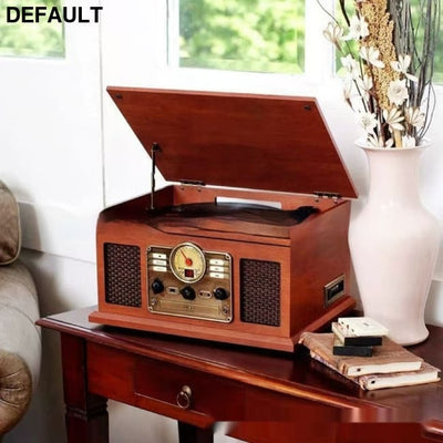 Home Minimalist Retro Vinyl Record Player Audio Receivers Receiver Turntables & Players