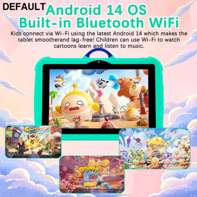 Hot Cartoon Pattern Kids Tablet 7 Inch Quad Core 8GB RAM 512GB ROM Android14.0 Learning Education Games Tablets