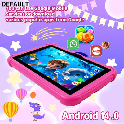 Hot Cartoon Pattern Kids Tablet 7 Inch Quad Core 8GB RAM 512GB ROM Android14.0 Learning Education Games Tablets