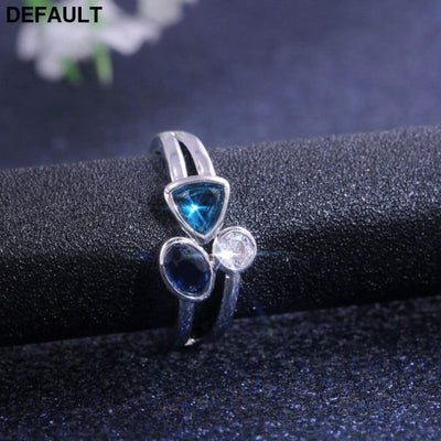 Hot Selling Europe And America New Style Cool Beautiful Irregular Three-Color Ring Support Wedding Rings Best Products