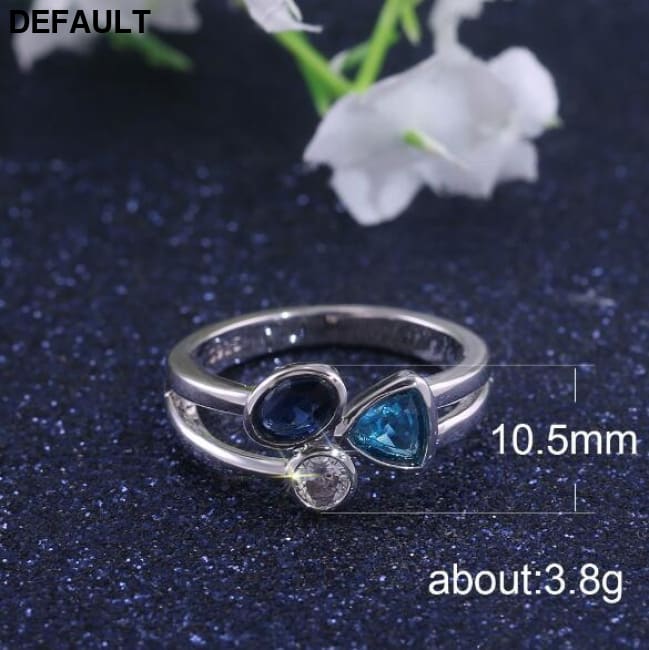 Hot Selling Europe And America New Style Cool Beautiful Irregular Three-Color Ring Support Wedding Rings Best Products