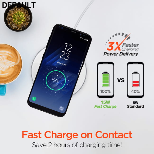 HyperGear ChargePad Pro 15W Wireless Fast Charger USB-C Car Accessories Chargers