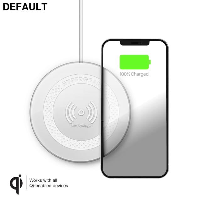 HyperGear ChargePad Pro 15W Wireless Fast Charger USB-C White Car Accessories Chargers