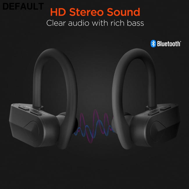 HyperGear Sport X2 True Wireless Earbuds Mini Bluetooth Earphones In-Ear Headphones