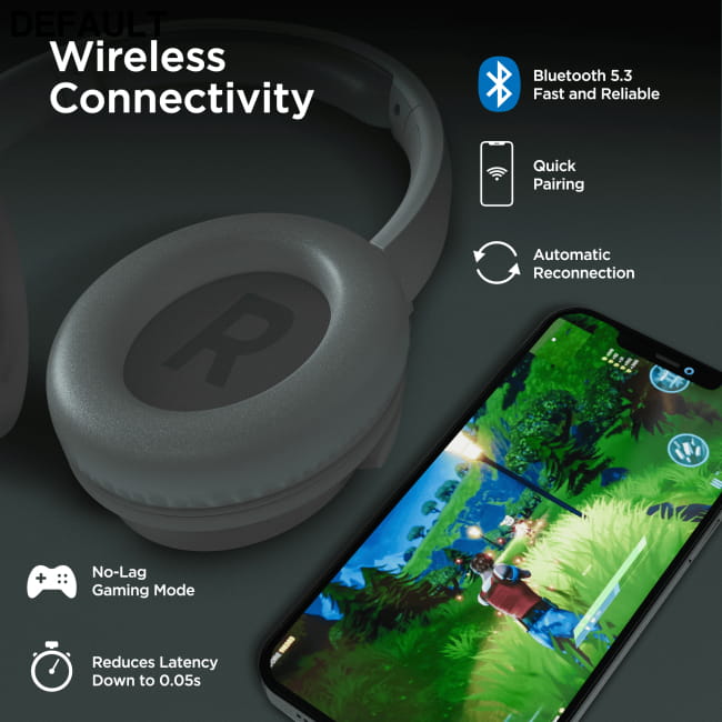 HyperGear Stealth2 ANC Wireless Headphones Over-Ear