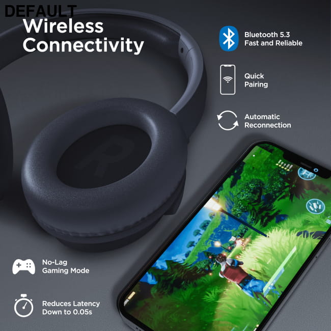 HyperGear Stealth2 ANC Wireless Headphones Over-Ear
