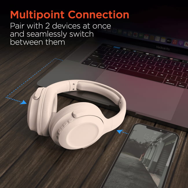 HyperGear Stealth2 ANC Wireless Headphones Over-Ear