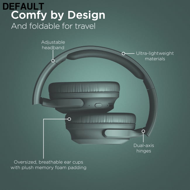 HyperGear Stealth2 ANC Wireless Headphones Over-Ear