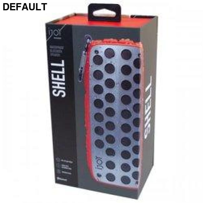 Ijoy Rugged Shell Splashproof Bluetooth Speaker In Red Portable Speakers Audio