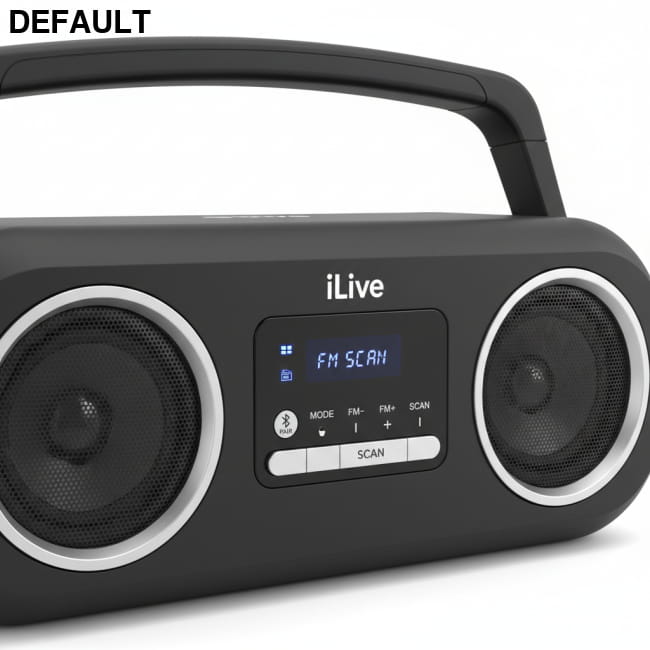 iLive High Performance Bluetooth Boombox with FM Radio IBB520B Portable Audio Speakers Best Selling Products Electronics