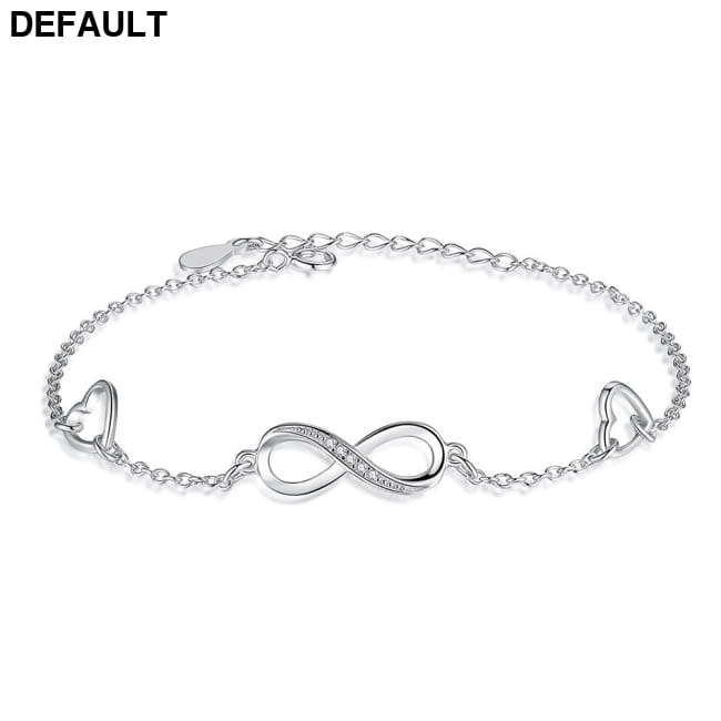 Infinite Love 925 Sterling Silver Bracelets For Women