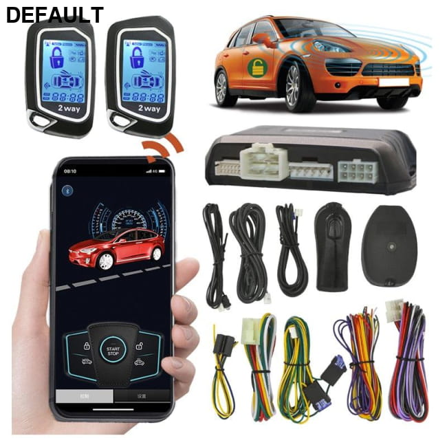 Intelligent System Car Alarm With Autostart Ignition & Security Systems Vehicle Remote Keyless