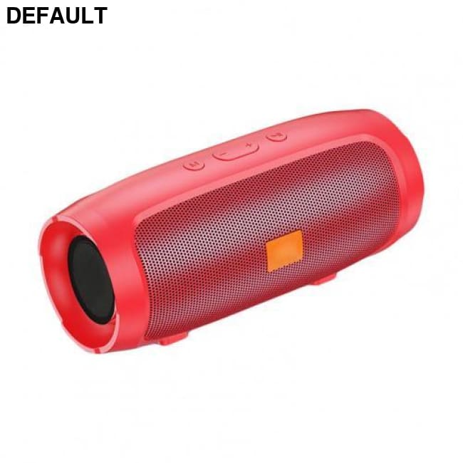 J006 Bluetooth Speaker Wireless Multiple Playback Modes Column FM Radio Loudspeaker Box for Phone Dropshipping Red