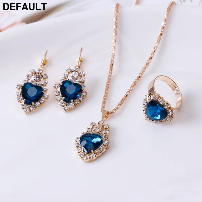 Jewelry Sets Women Wedding Set for Brides 6 Sterling Silver Necklace Necklaces