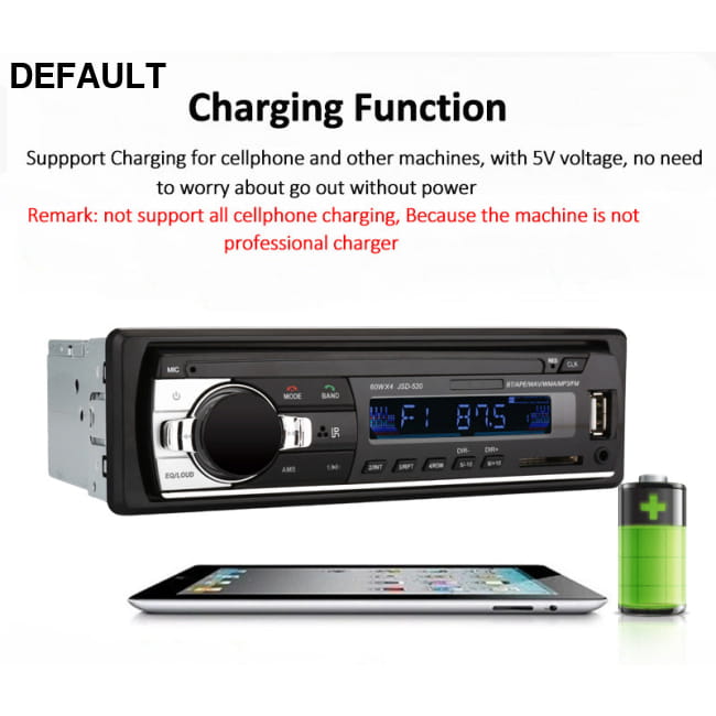 jsd520 car mp3 player Silver Audio Receiver Motor Vehicle A/V Players & In-Dash Systems