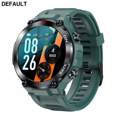 K37 smart watch GPS positioning exercise health heart rate monitoring female physiological cycle reminder green Smart