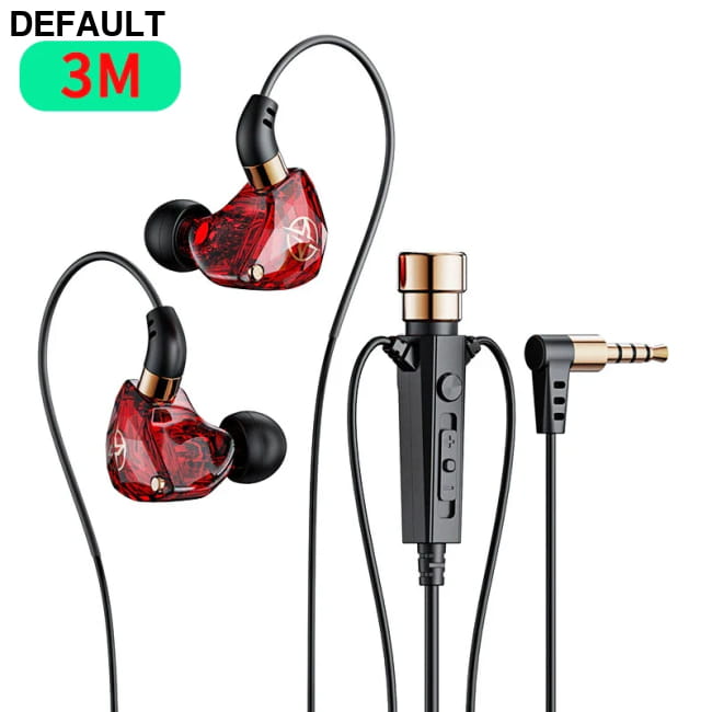 Karaoke HiFi Wired Headphones With Mic Singing Living Earbuds Best Selling Products In-Ear