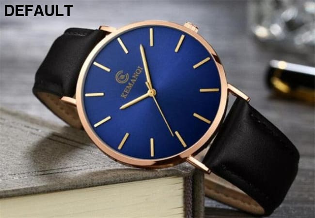 KEMANQI Ultra-thin Watch gold blue Men Quartz Watches Best Selling Products