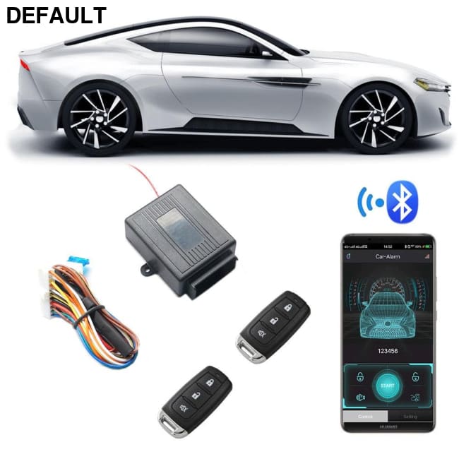 Keyless Entry System Smart Phone Sensor Remote Control Central Lock Automation Car Alarm With Android IOS APP Unlocked