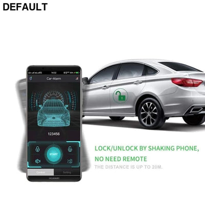 Keyless Entry System Smart Phone Sensor Remote Control Central Lock Automation Car Alarm With Android IOS APP Unlocked