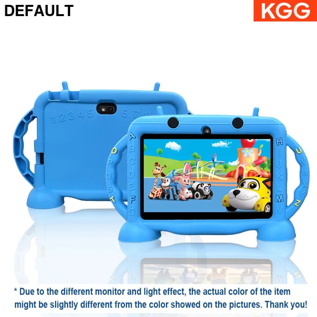 Kids Tablet 7 inch for 3-12 Educational Learning Toddler Android 11 2GB RAM + 32GB ROM Storage Gift For 1pc blue RAM