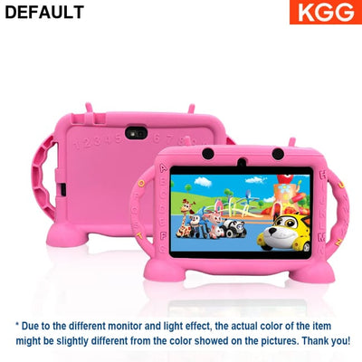 Kids Tablet 7 inch for 3-12 Educational Learning Toddler Android 11 2GB RAM + 32GB ROM Storage Gift For 1pc pink RAM