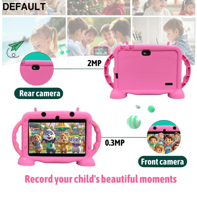 Kids Tablet 7 inch for 3-12 Educational Learning Toddler Android 11 2GB RAM + 32GB ROM Storage Gift For RAM Tablets