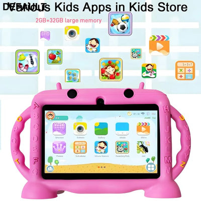 Kids Tablet 7 inch for 3-12 Educational Learning Toddler Android 11 2GB RAM + 32GB ROM Storage Gift For RAM Tablets