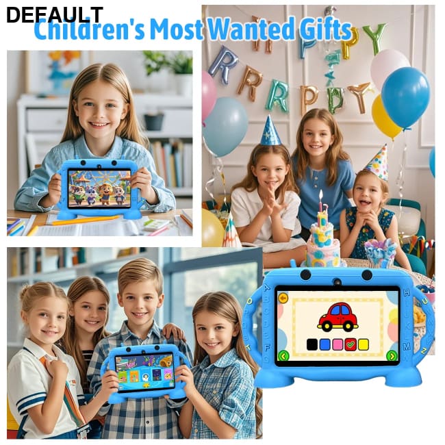 Kids Tablet 7 inch for 3-12 Educational Learning Toddler Android 11 2GB RAM + 32GB ROM Storage Gift For RAM Tablets