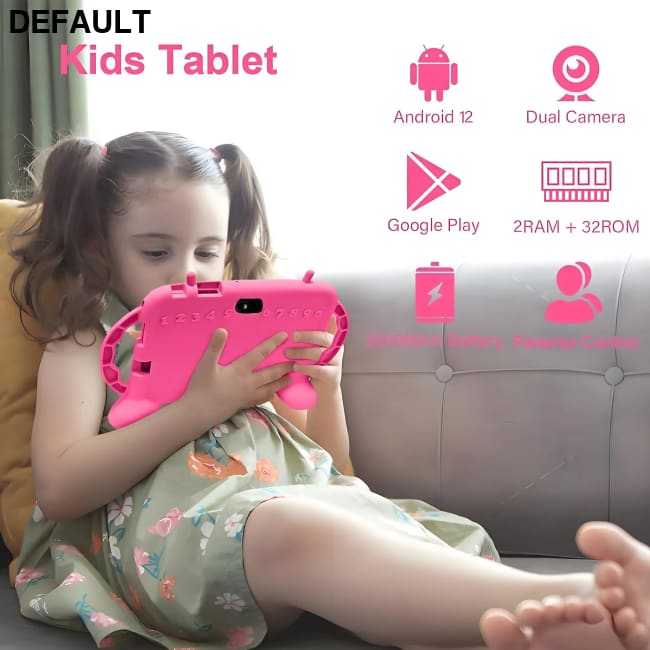 Kids Tablet 7 inch for 3-12 Educational Learning Toddler Android 11 2GB RAM + 32GB ROM Storage Gift For RAM Tablets