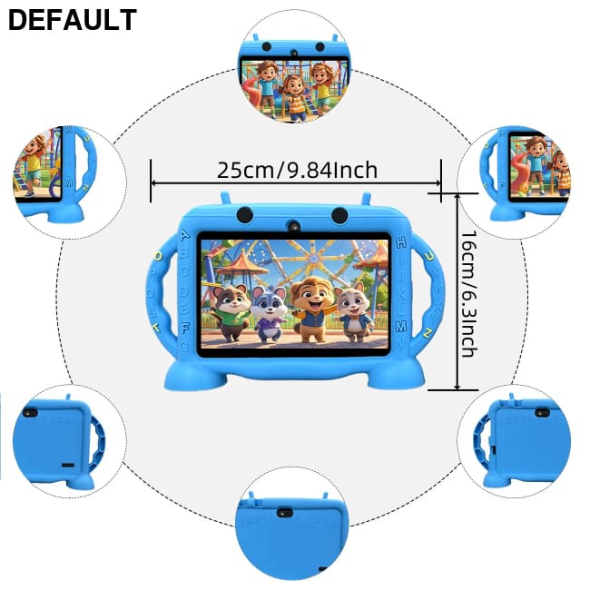 Kids Tablet 7 inch for 3-12 Educational Learning Toddler Android 11 2GB RAM + 32GB ROM Storage Gift For RAM Tablets