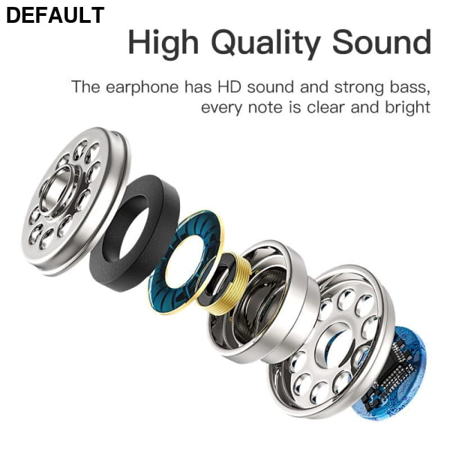 KUULAA Earphones with Microphone Wired Earbuds in Ear Deep Best Selling Products Electronics