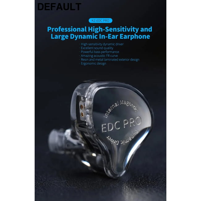 KZ EDC PRO Wired Earphone Large Dynamic Drivers Earbuds Best Selling Products