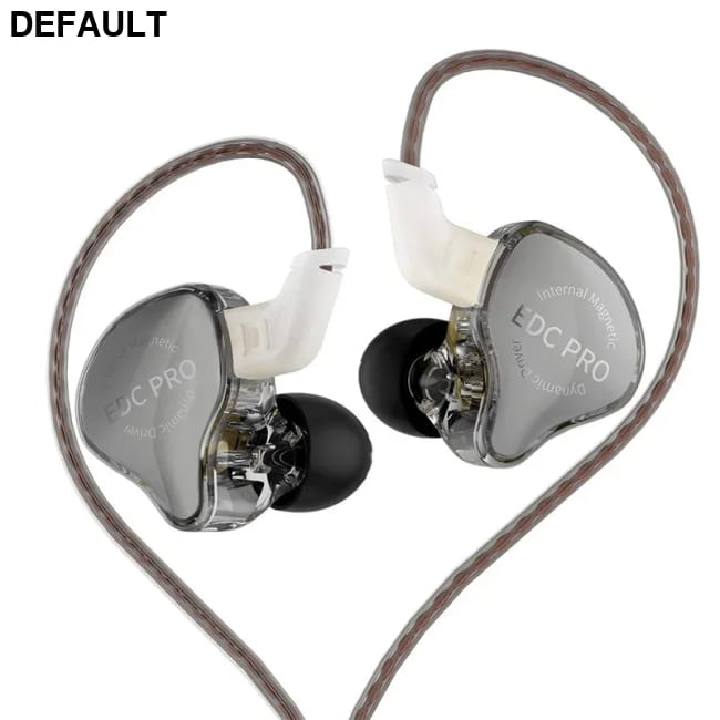 KZ EDC PRO Wired Earphone Large Dynamic Drivers Earbuds Gray No Mic Best Selling Products