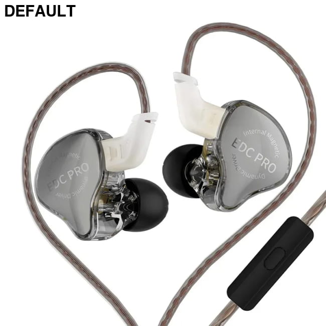 KZ EDC PRO Wired Earphone Large Dynamic Drivers Earbuds Gray With Mic Best Selling Products