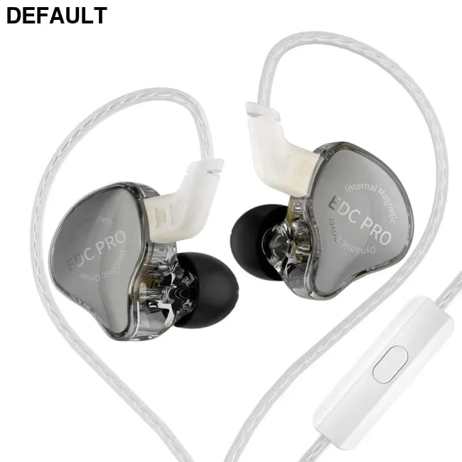 KZ EDC PRO Wired Earphone Large Dynamic Drivers Earbuds Silver-plated Mic Best Selling Products